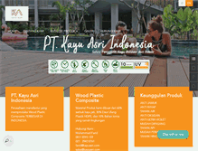 Tablet Screenshot of kayuasriindonesia.com